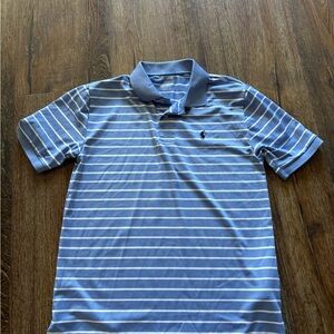 Polo by Ralph Lauren Blue and White Striped Polo Shirt